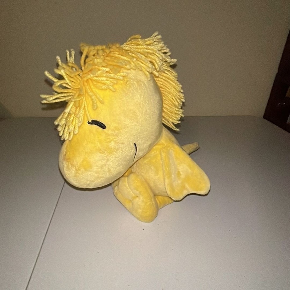 Peanuts Woodstock Plush Kohls Cares Yellow Bird Yarn Hair Stuffed Animal 2013